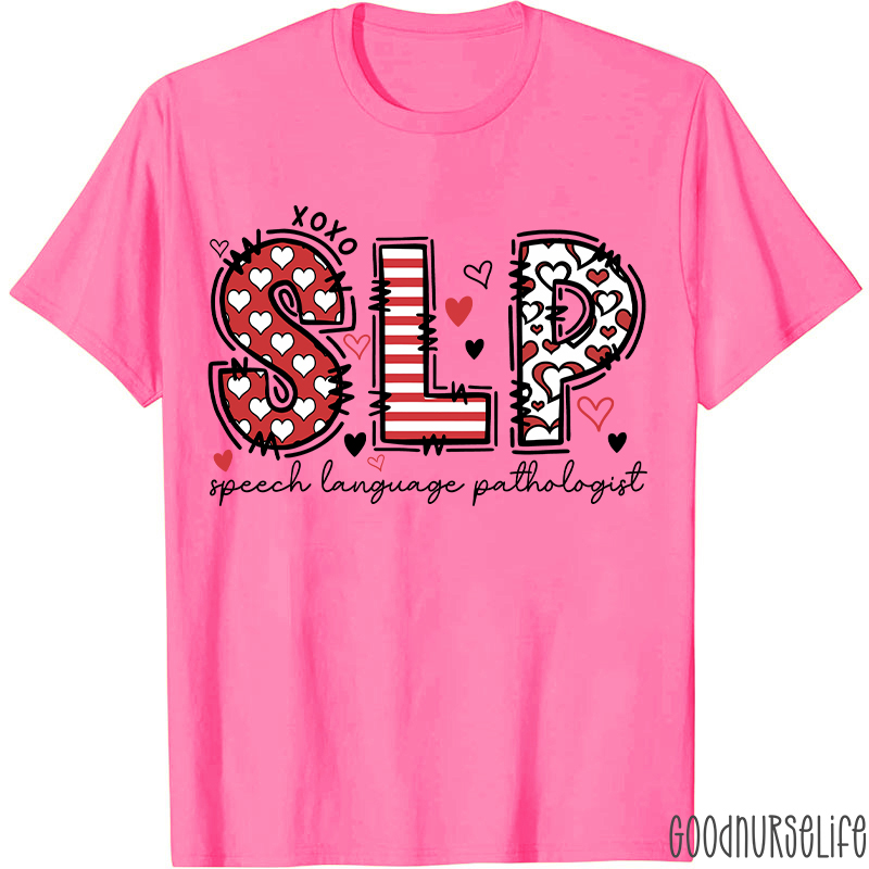Speech Language Pathologist Valentine T-shirt