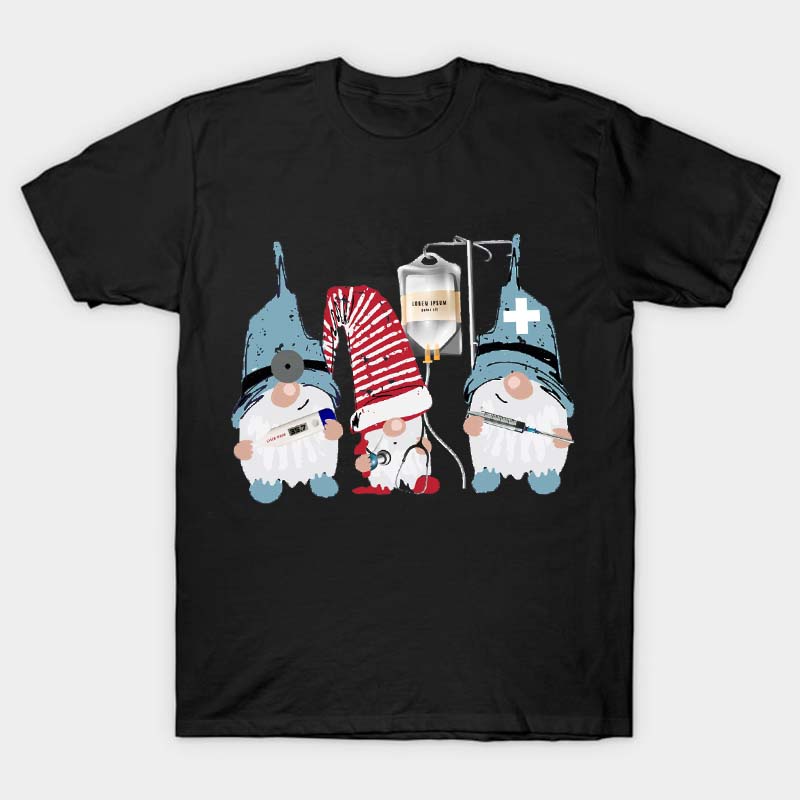 Cute Gnomes Nurse T-Shirt
