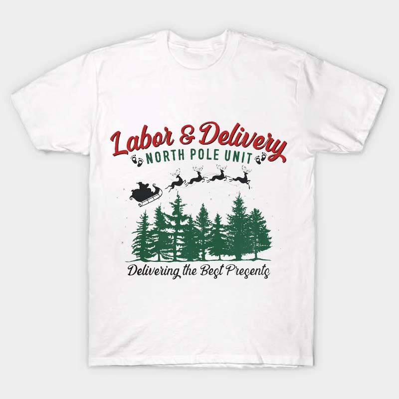 Delivering The Best Presents Nurse T-Shirt