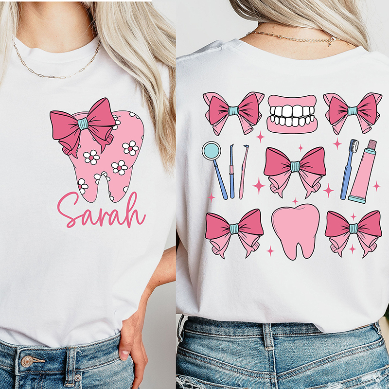 Dental Hygiene Nurse Two Sided T-Shirt