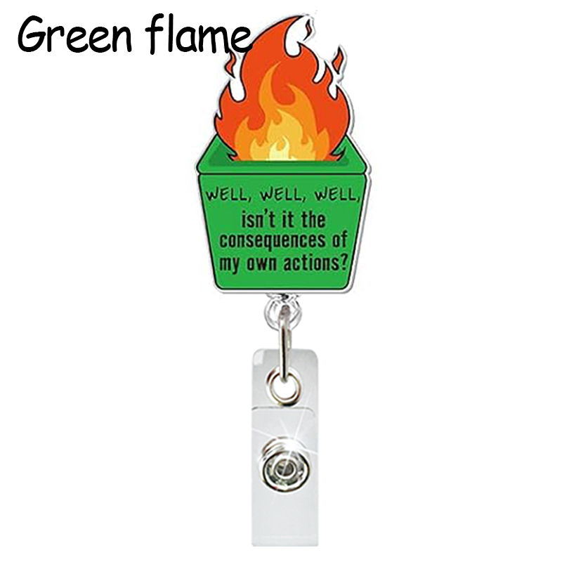 Cute Medical Elements NurseBadge Reel