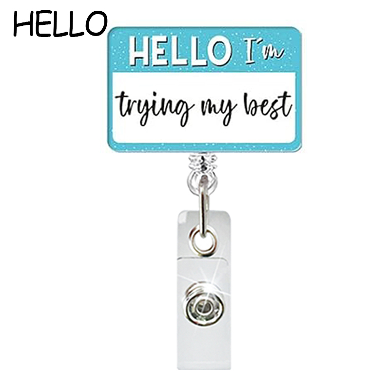 Cute Medical Elements NurseBadge Reel