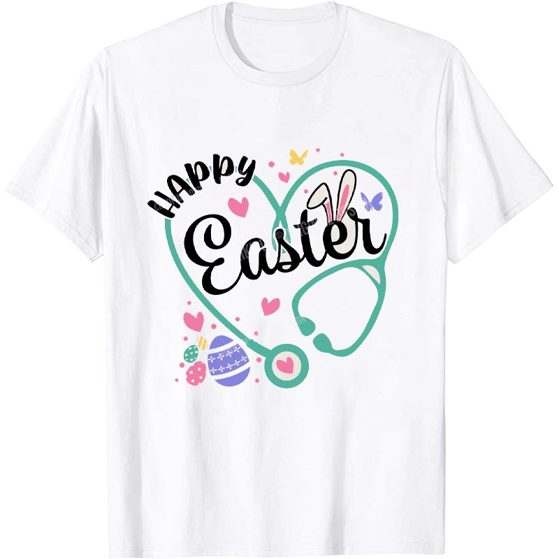 Happy Easter Stethoscope Nurse T-Shirt
