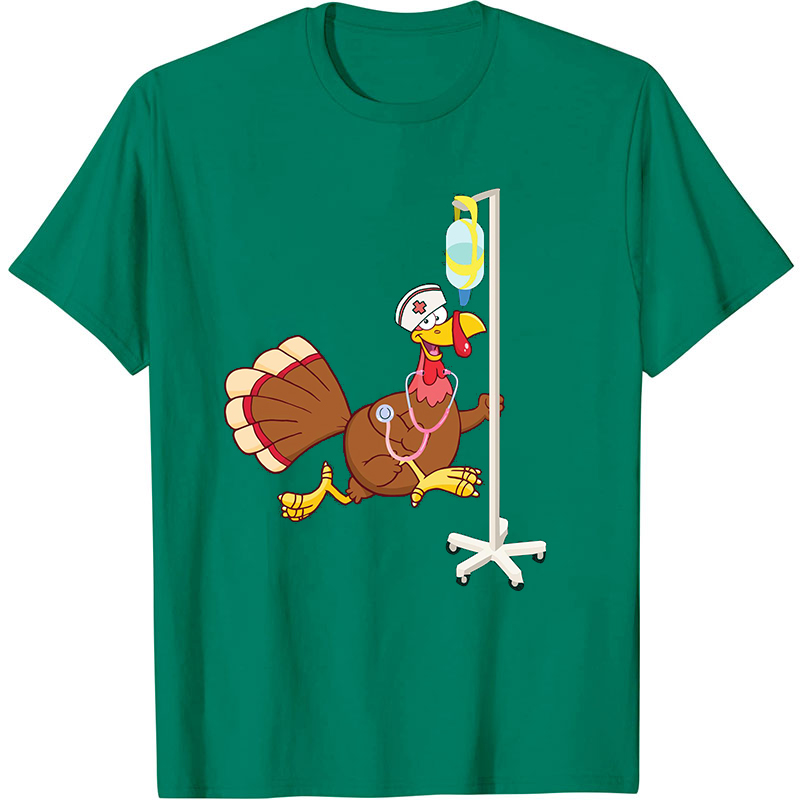 Happy Thanksgiving Turkey Nurse T-shirt