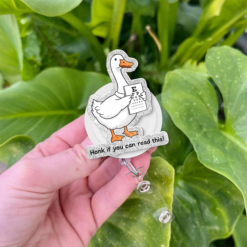Honk If You Can Read This Nurse Badge Reel