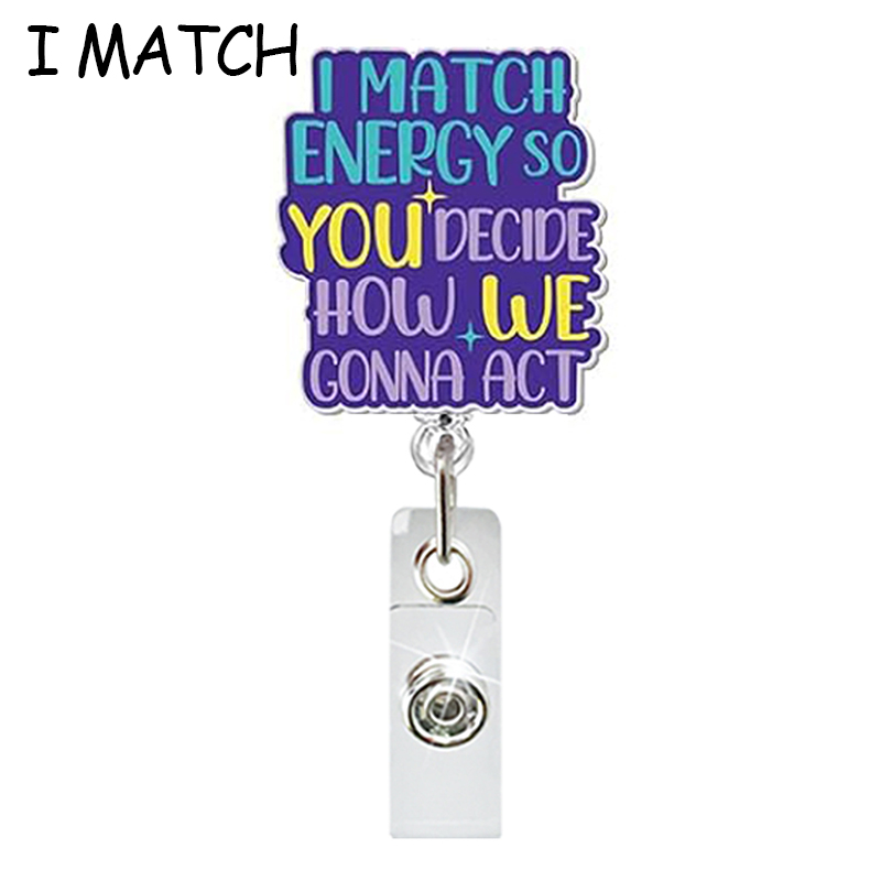 Cute Medical Elements NurseBadge Reel