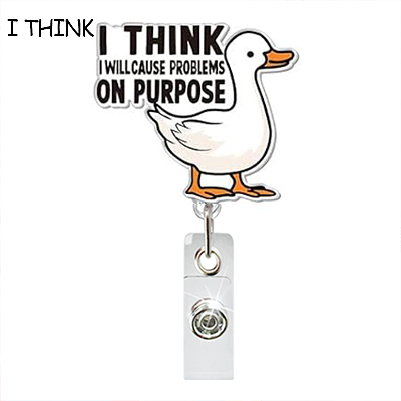 Cute Medical Elements NurseBadge Reel