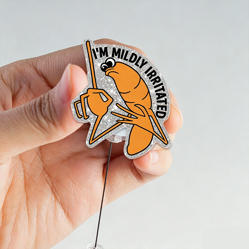 I'm Mildly Irritated Nurse Badge Reel