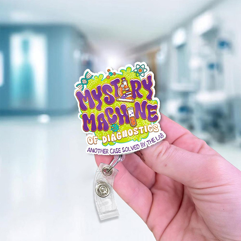 Lab Week Nurse Badge Reel