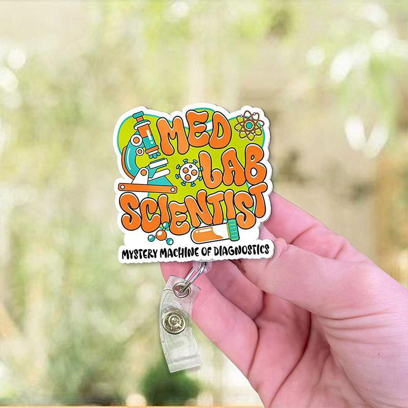 Lab Week Nurse Badge Reel