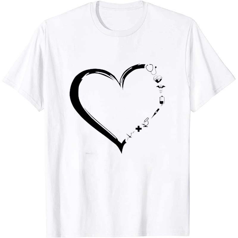 Medical Heart Nurse T-Shirt