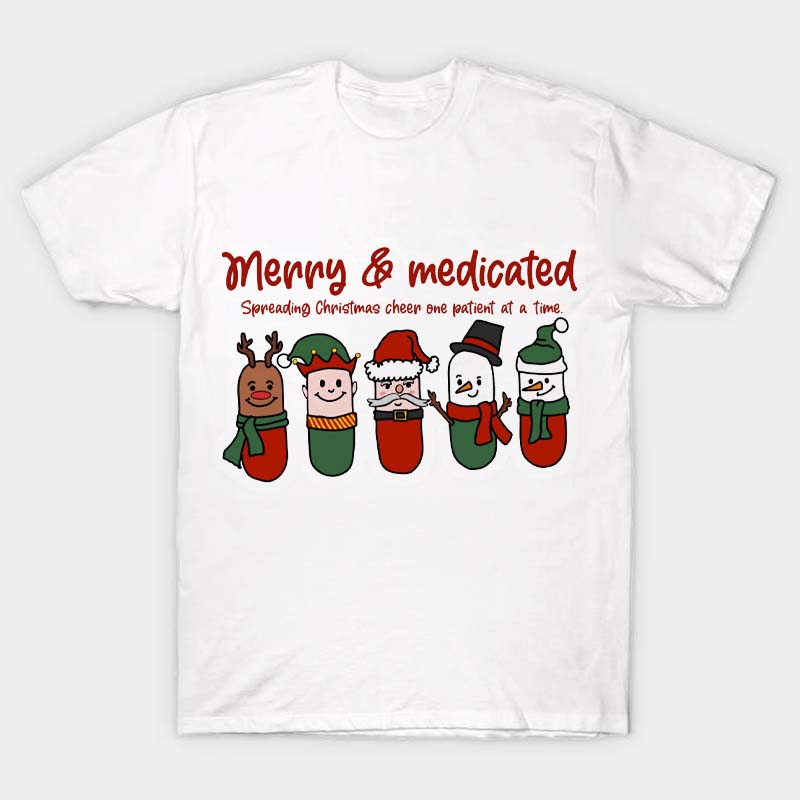 Merry Medicated Nurse T-Shirt
