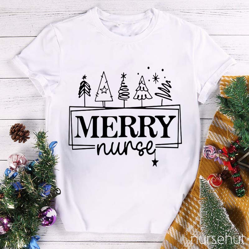 Merry Christmas Nurse T-Shirt