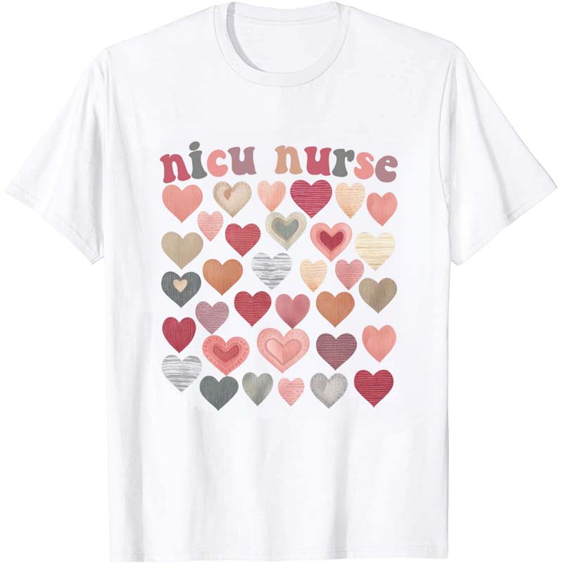 Nicu Hearts Nurse T-Shirt