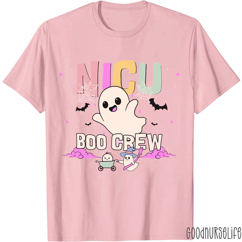 Nicu Boo Crew Nurse T-Shirt