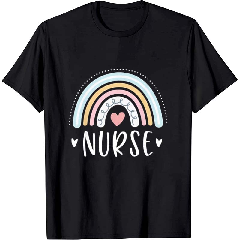 Nurse Rainbow Nurse T-Shirt