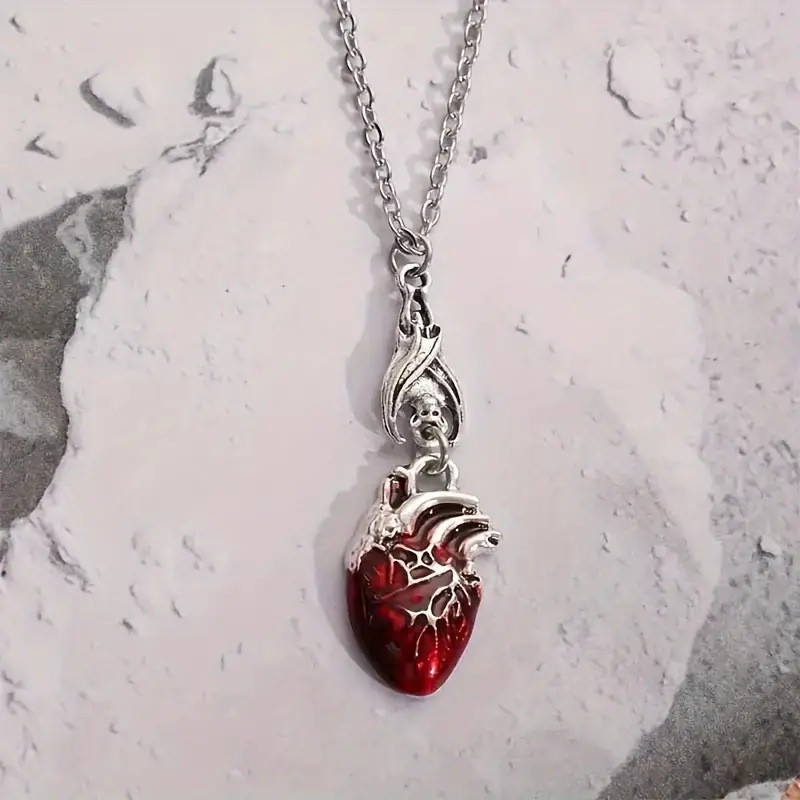 Halloween Heart Nurse Necklace