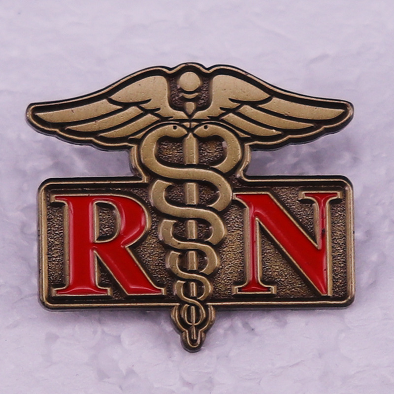 Vintage RN Nurse Pin