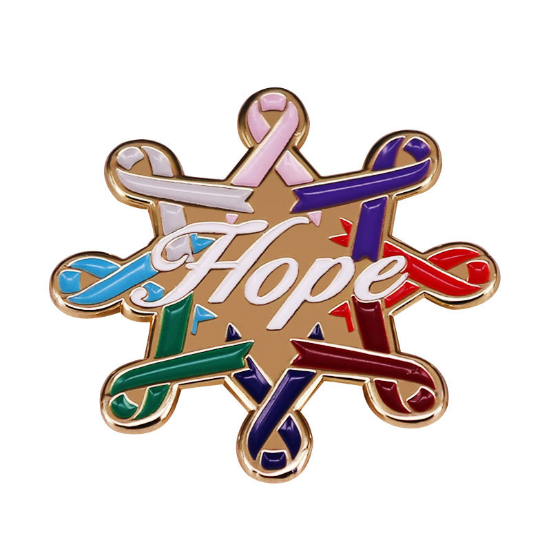 Hope Ribbon Nurse Pin