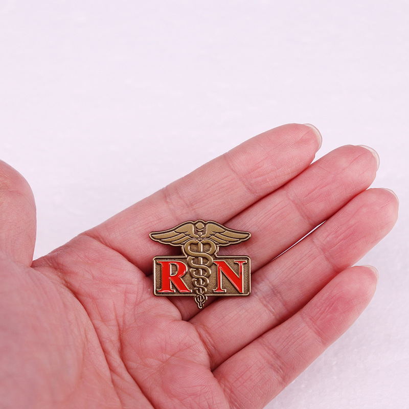 Vintage RN Nurse Pin