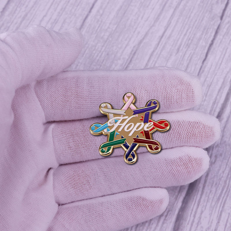 Hope Ribbon Nurse Pin