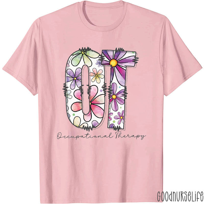 Occupational Therapy Flowers T-Shirt