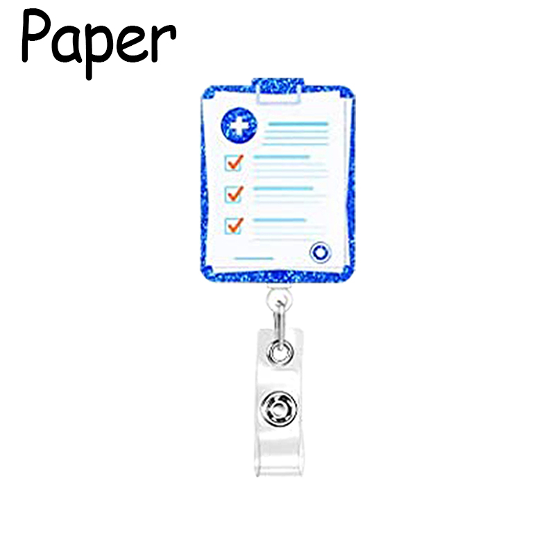 Dental Ambulance Acrylic Nurse Badge Reel