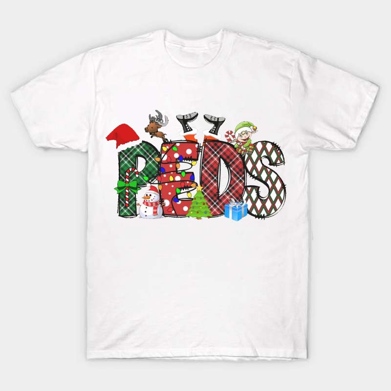 Personalized Christmas Crew Nurse T-Shirt