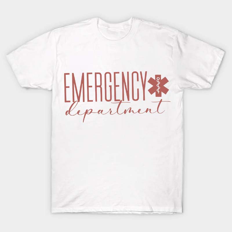 Personalized Emergency Department Nurse T-Shirt