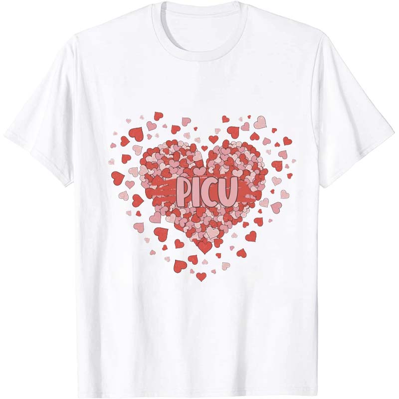 Personalized Full Of Love Valentine's Day Nurse T-Shirt