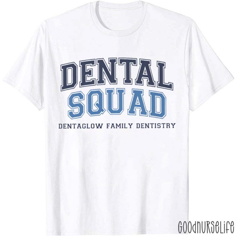 Personalized Retro Style Dental Squad T-Shirt
