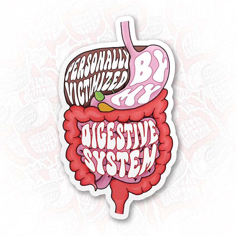 Personally Victimized By My Digestive Tract Nurse Stickers