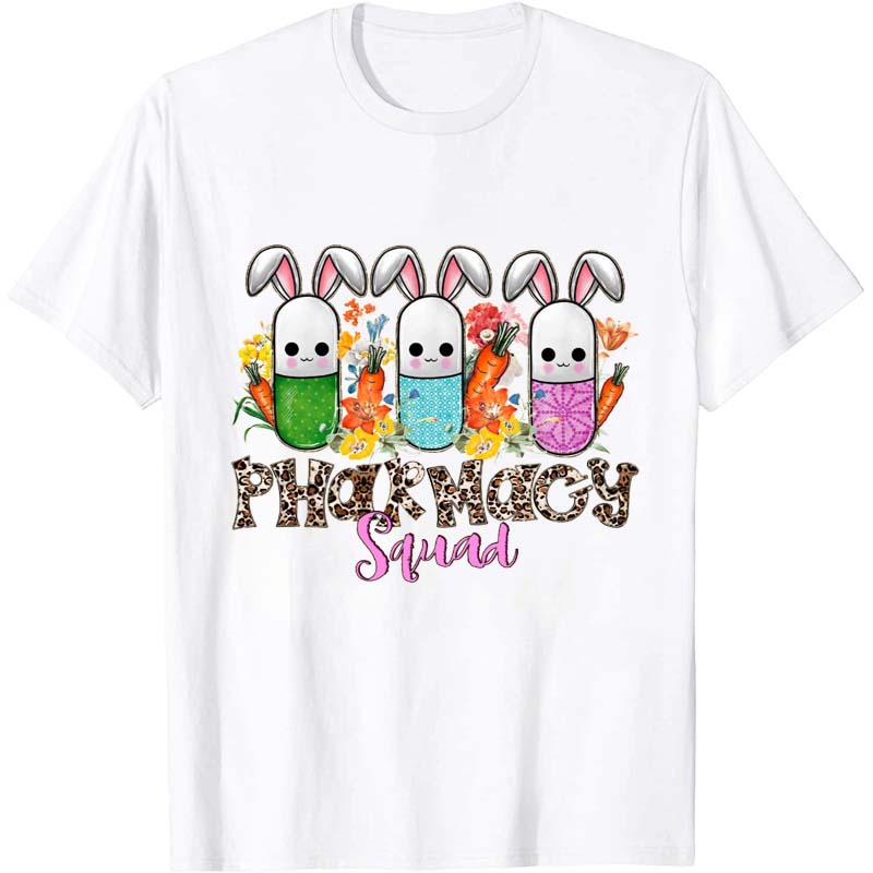 Pharmacy Squad Happy Easter Nurse T-Shirt