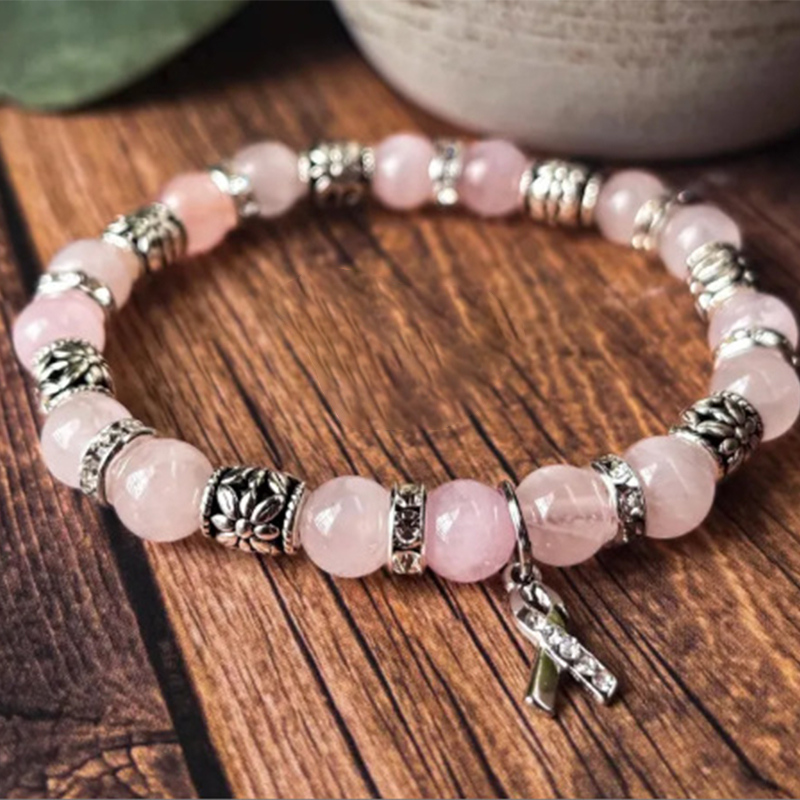 Pink Ribbon Nurse Bracelet