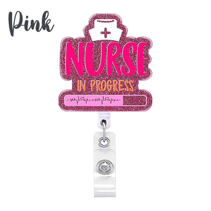 Nurse In Progress Nurse Badge Reel