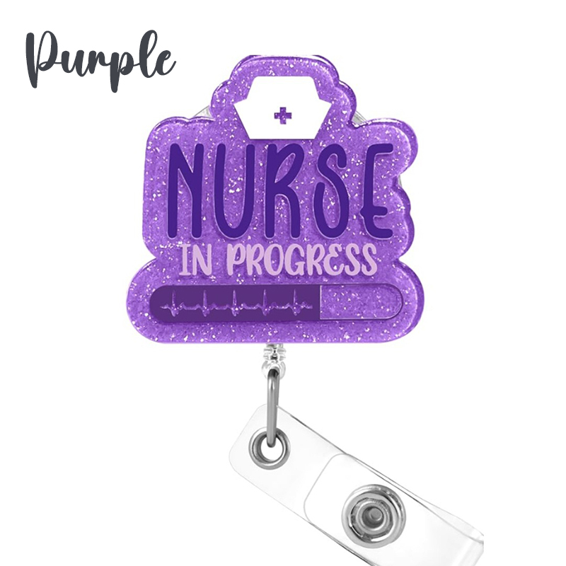 Nurse In Progress Nurse Badge Reel