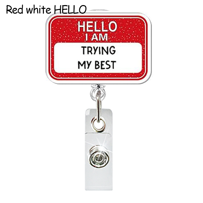 Cute Medical Elements NurseBadge Reel