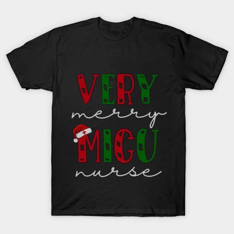 Personalized Very Merry Nurse T-Shirt