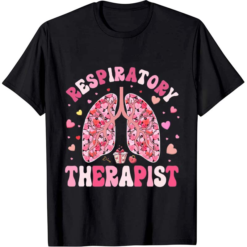 Respiratory Therapist Valentine Nurse T-Shirt
