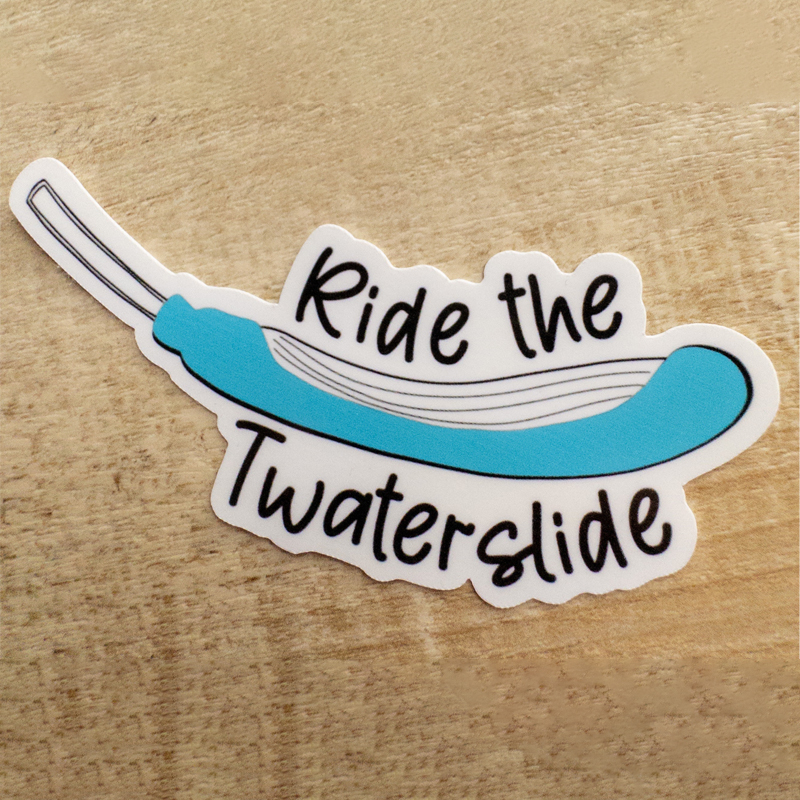 Ride The Twaterslide Nurse Stickers