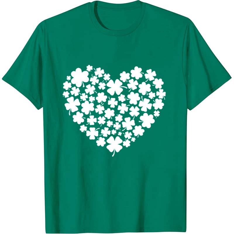 Shamrock Heart Nurse T-Shirt