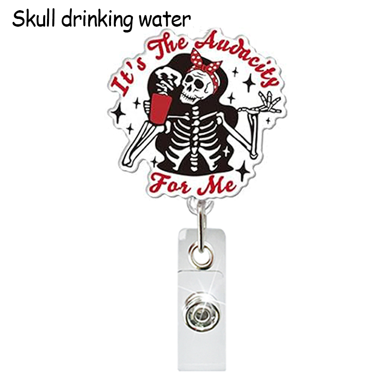 Cute Medical Elements NurseBadge Reel