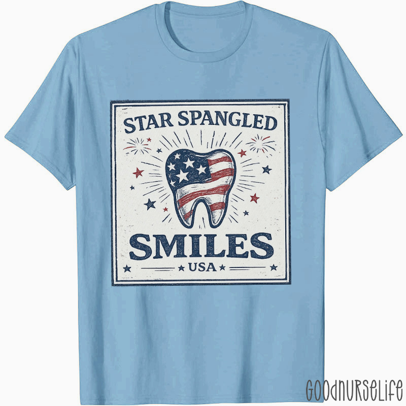 Star Spangled Smiles USA Nurse T-Shirt