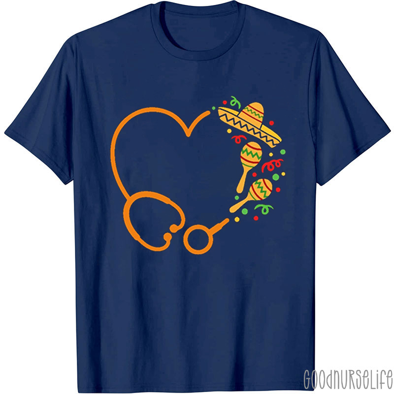 Stethoscope Spanish Nurse T-Shirt