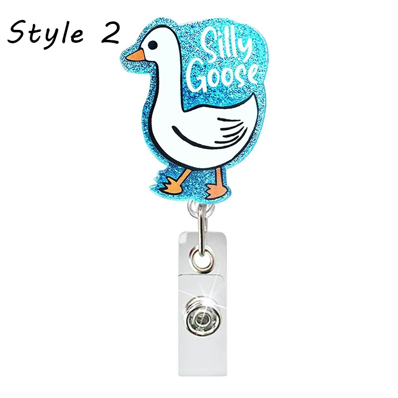 Silly Goose Nurse Badge Reel
