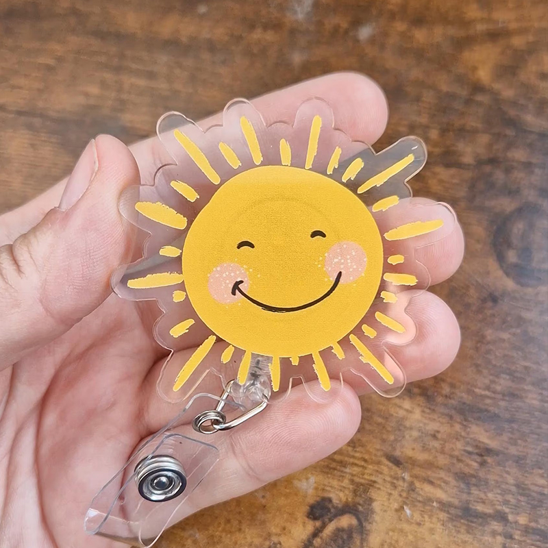 Sunshine Nurse Badge Reel