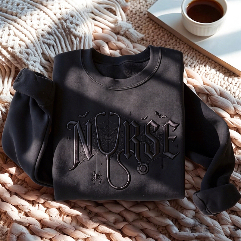 Gothic Style Stethoscope Halloween Sweatshirt