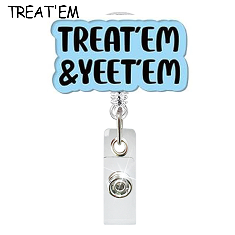 Cute Medical Elements NurseBadge Reel