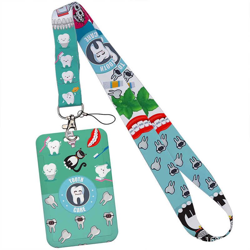 Tooth Care Nurse Badge Card Holder