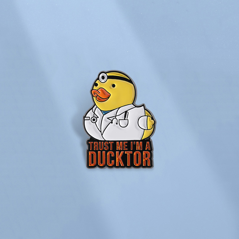 Trust Me I'm A Ducktor Nurse Pin